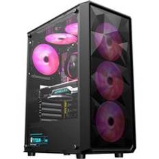 RUIX fast transmission atx gaming case tempered glass atx computer case oem pc cabinet