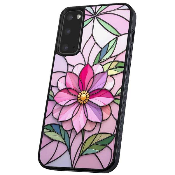 Samsung Galaxy S20 FE - Skal/Mobilskal Glass Flower