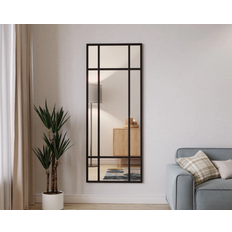 New York Spejl Sort ramme 160x60 Partivare