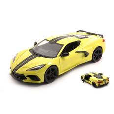 Chevrolet Corvette C8 2020 Lemon Yellow 1:24