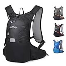 Buffup® cykelryggsäck vattentät, drickryggsäck cykel, vandringsryggsäck liten, mtb ryggsäck, utomhus sport ryggsäck 15 l