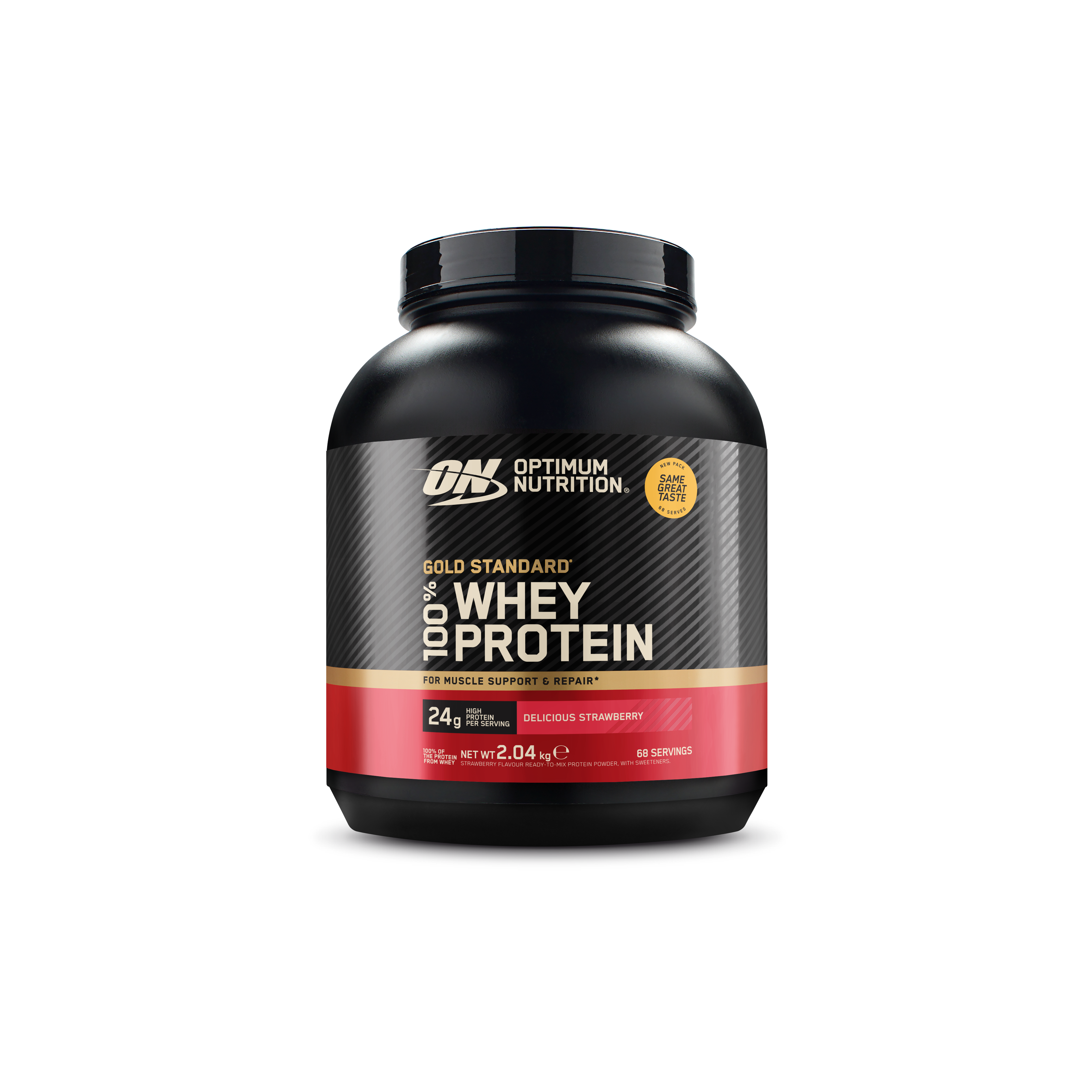 Optimum Nutrition Gold Standard 100% Whey - Delicious Strawberry (2040g) - Proteinpulver