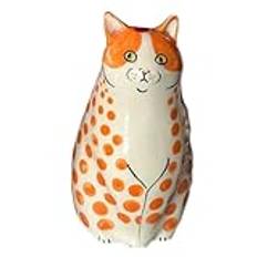 Cat Vase - Dot Pattern Resin Cat, Cat Flower | Resin Cat Vase for Home Bokhylla Bord Hylla Dekoration Små djur Vaser för kattälskare