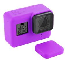 PULUZ GoPro HERO7 sort silikone ramme-cover - lilla