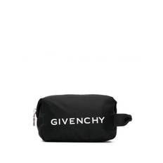 Givenchy - necessär med logotyp och dragkedja - herr - polyamid/akryl - one size - Svart