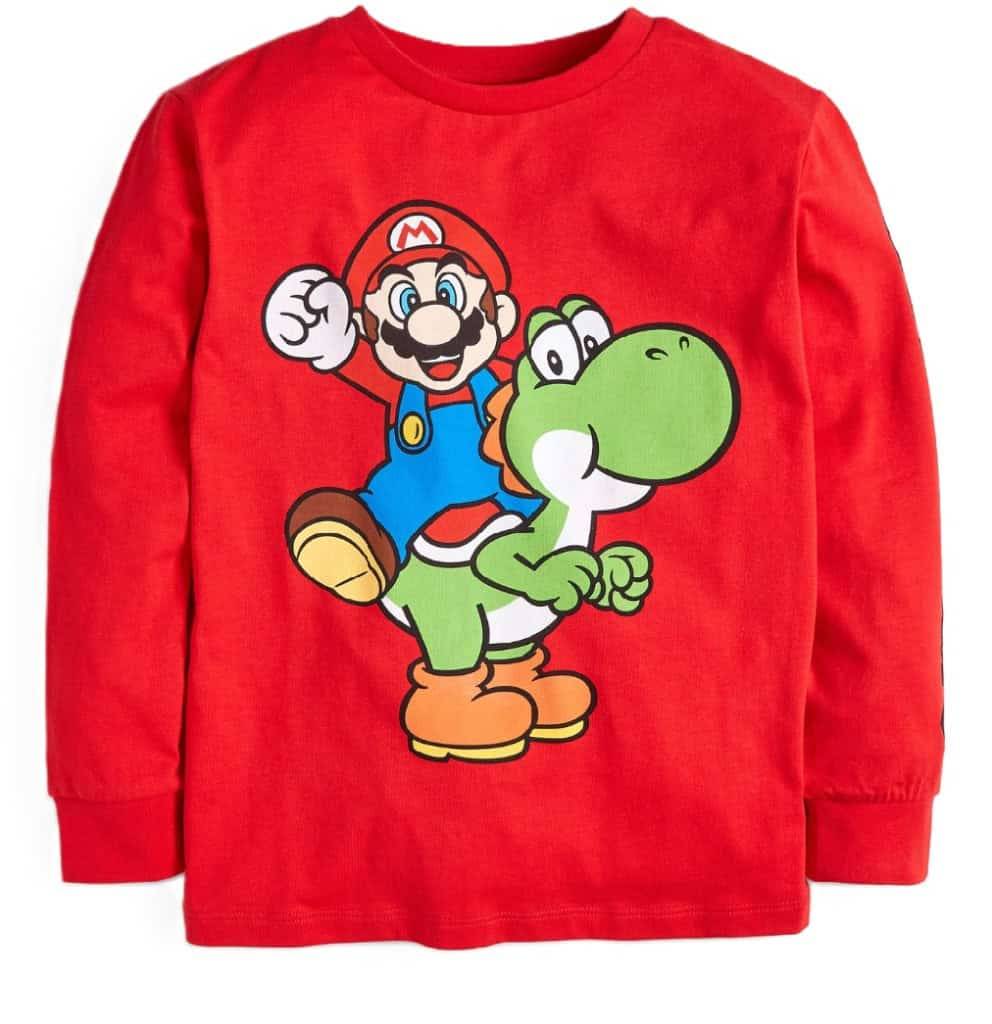 Super Mario Yoshi långärmad tröja för barn 122 cm