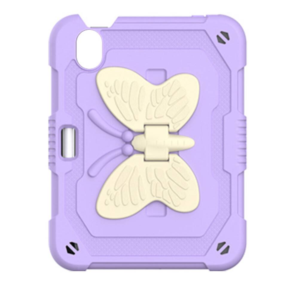 iPad mini6-cover, hævet kant for beskyttelse, kraftig stødsikker bumper, præcise udskæringer til kvinder, piger, børn