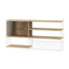 Living S Reol - Beige/Eg - String Furniture