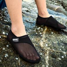 TEMU Plus Size Unisex Ultra Thin Bare Water Shoes, Breathable Quick Dry Non Slip Shoesfor Men's & Women's Summer Beach Walking/pool Swimming/outdoor Activities
