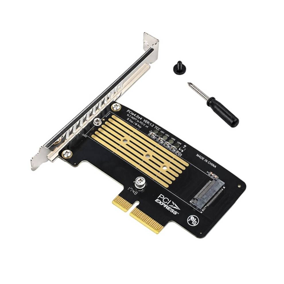 M.2 NVMe SSD to PCIe 3.0 X4 Adapter Card High-Speed Upgrade Solid State Drive Adapter Card for SM951, 960, 961