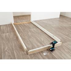 Swedoor+karm 75mm hvidmalet NCS S0502-Y med tætteliste, excl. bundstykke, 68,6 X 204,9 - M7X20,5