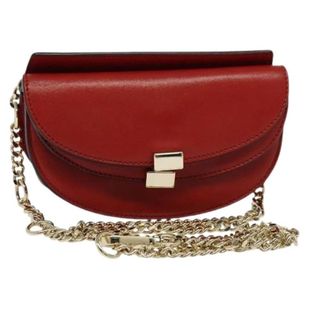 Chloé Pre-owned Pre-owned Skuldertaske - Vintage - Dame - Rød - ONE SIZE - Uld