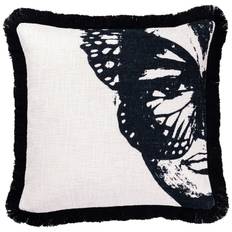 Carolina Gynning - Golden Butterfly B&W Kuddfodral 50x50 Cm / Fjärilar - Vit