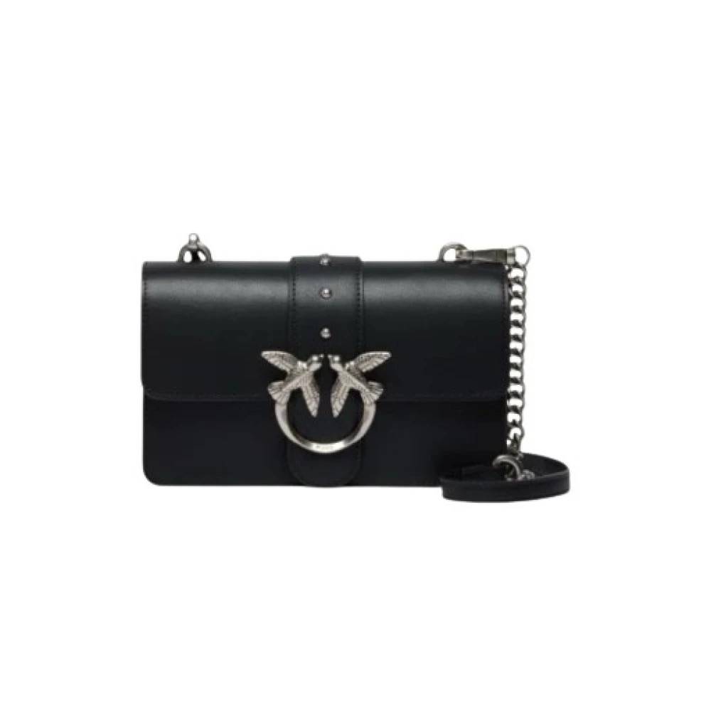 PINKO Love One Mini - Tasker - Dame - Sort - ONE SIZE - Bomuld