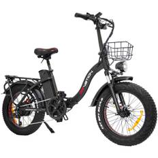 DRVETION CT20 Folding Electric Bike 20*4.0 Fat Tire 750W Motor 48V 10AH/15AH/20AH Battery 45km/h Max Speed Disc Brake Shimano 7-Speed 48V20Ah