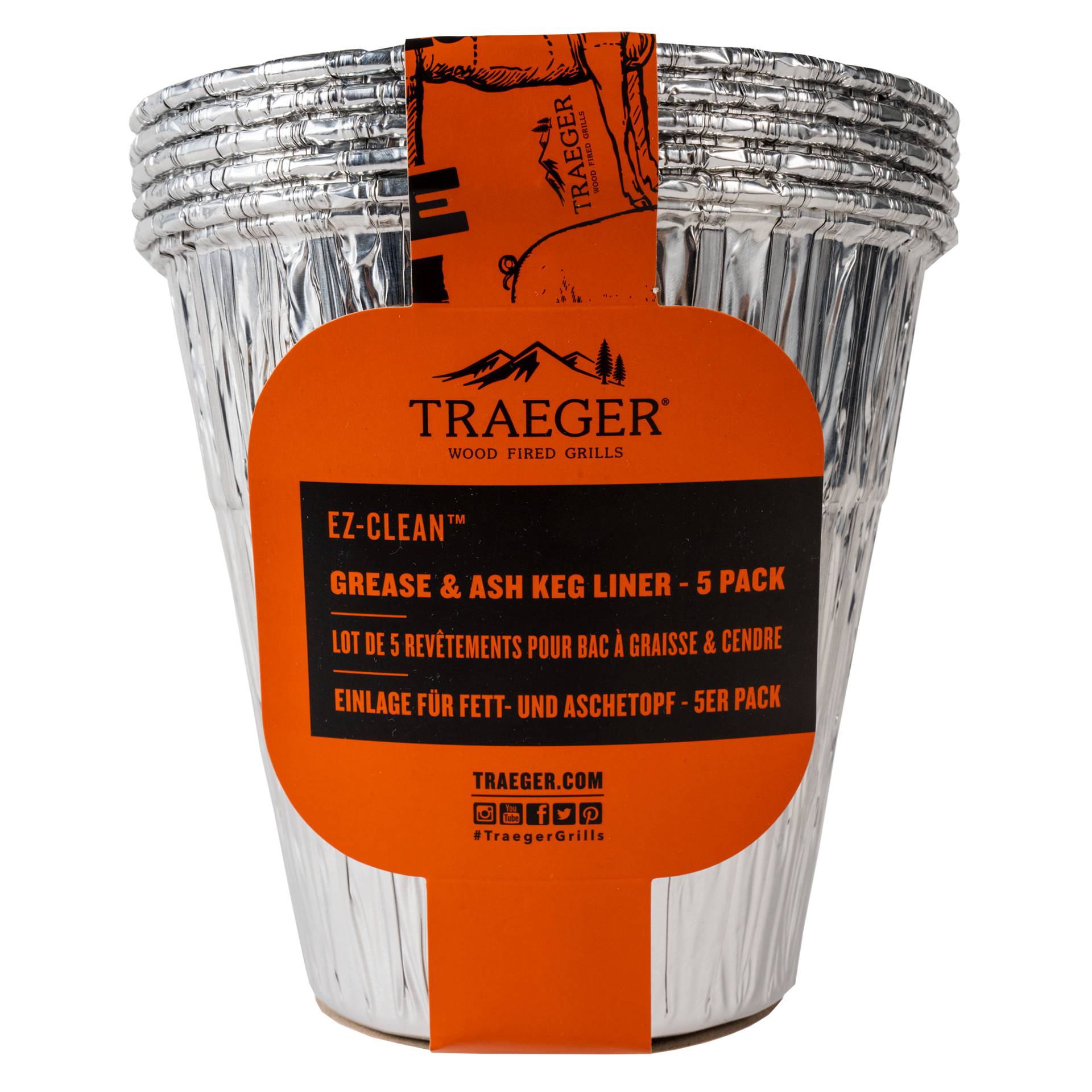 Traeger Folie til EZ-Clean™ opsamlingsspand.
