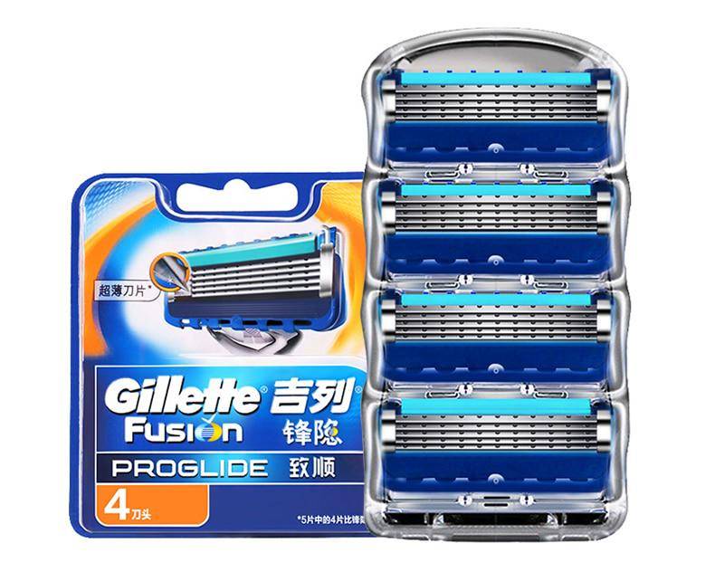 Gillette Fusion Rakblad För män Rakapparater Mer Släta ProGlide Proshield Säkerhetsblad