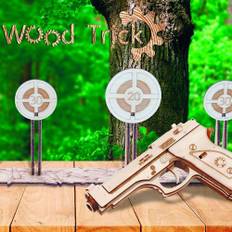 Wood Trick Wooden Model Kit - Gun