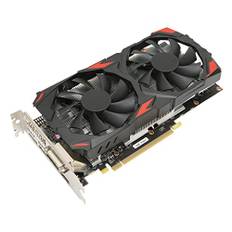Bewinner RX 580 Grafikkarte, 8 GB GDDR5 256bit Gaming Grafikkarte mit DP HDMI DVI D Schnittstelle Unterstützung 8K 2 Lüfter 16 PCI Express 3.0 Gaming Grafikkarte für Home Office