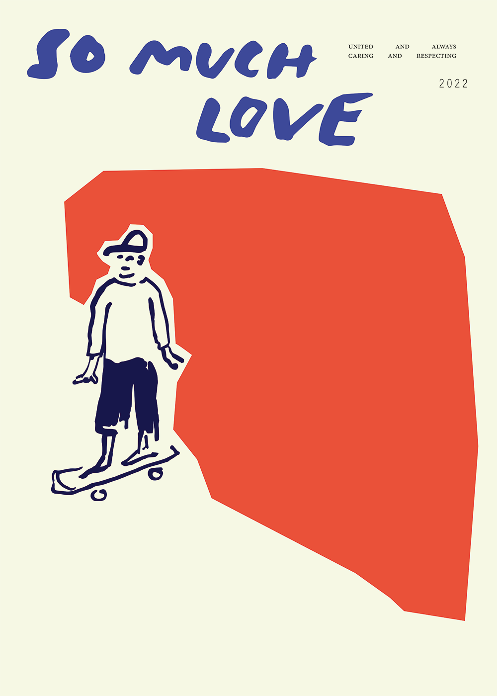 So Much Love - Skateboard - 70x100 cm (70x100 cm)