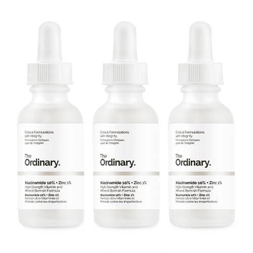 The Ordinary Niacinamide 10% And Zinc 1% 3 x 30 ml