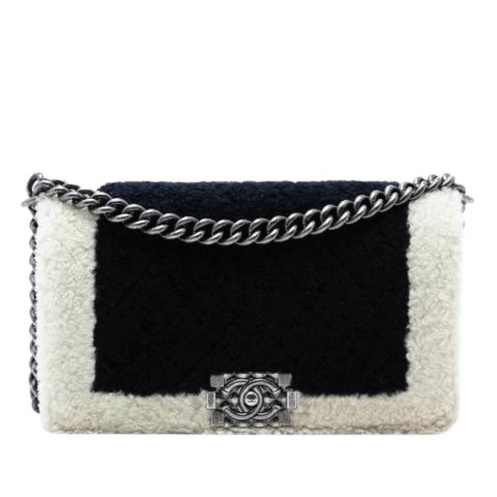 Chanel Vintage Pre-owned Boy Flap - Vintage - Dame - Sort - ONE SIZE - Uld