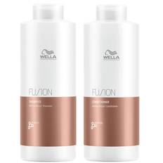 Wella Professionals Fusion Repair Shampoo and Conditioner Super Size Regime Bundle