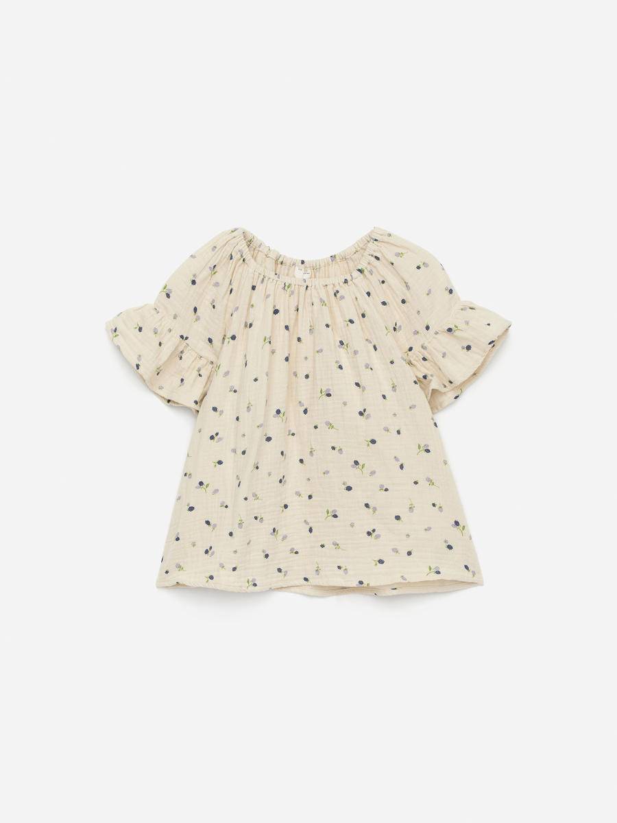ARKET Blus Med Volangärm -Beige, 116