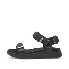 Woden Line Glitter Sandal 40 BLACK
