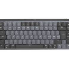 Logitech MX Mini Mechanical tastatur RF trådløs + Bluetooth QWERTY Dansk, Finsk, Norsk, Svensk Grafit, Grå