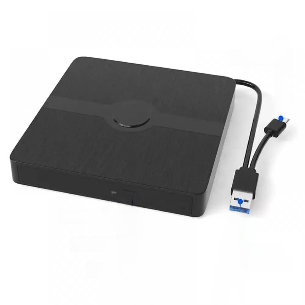 Extern Blu-ray DVD-enhet, hög kompatibilitet och funktionalitet, bärbar extern 3D Blu-ray DVD-enhet kompatibel med Windows och