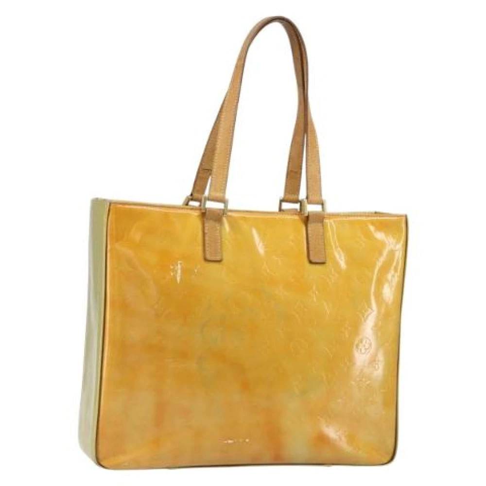 Louis Vuitton Vintage Pre-owned Tote Bag - Vintage - Dame - Gul - ONE SIZE - Læder