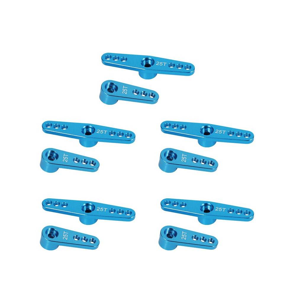10x 25T Aluminum RC Servo Arm Horn for Futaba Savox Xcore HL HSP HD Power RC Tools,