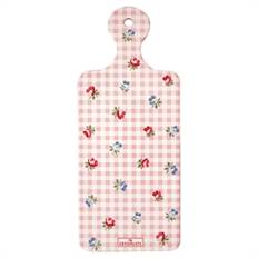 Coaster board Viola check pale pink ~ 1 stk tilbage