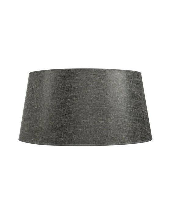 Artwood Classic lampskärm leather grey OUTLET - Grå (Ø: 42-50 x H: 25 cm)