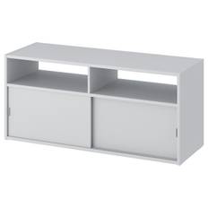 IKEA - SPIKSMED tv-bord, lysegrå, 97x32 cm