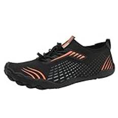 Herr 990v5 sneaker män och damer simskor lätta badskor vadande dykning strandskor kvinnor yoga hudpassande skor herr sneaker stövlar låg topp, Orange, 4.5 UK 3X-Narrow