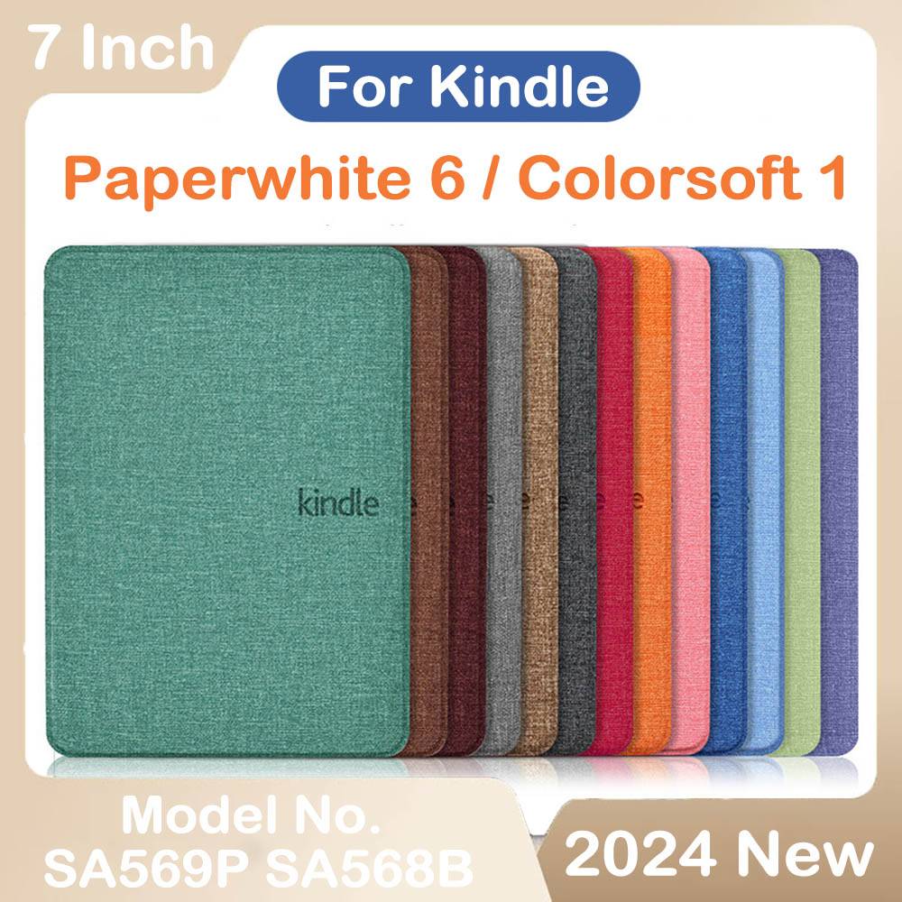 2024 Case For Kindle Paperwhite 6 and Colorsoft All-New 7 Inch 12th Generation SA569P SA568B Magnetic Protective Shell Cover 7''
