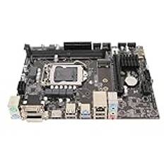 H310 LGA 1151 Moderkort, Dual Channel DDR4 Memory Slot, LGA1151 Micro ATX Moderkort, SATA NVME M.2 PCIe X16 Slot, USB3 PS 2 RJ 45, Support 8 9 Generation for Lvy Bridge