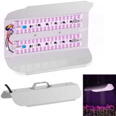 Plantevækstlampe fuld spektrum 25 x 17 cm 136 LED 100 W sølv