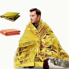 1pc Outdoor Emergency Thermal Insulation Rescue Blanket