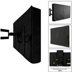 Utomhus tv-skärm dammtätt vattentätt material skydda täckset täcker oxford svart tv-fodral tv 22 '' to 65 '' tum - 22-24 tum