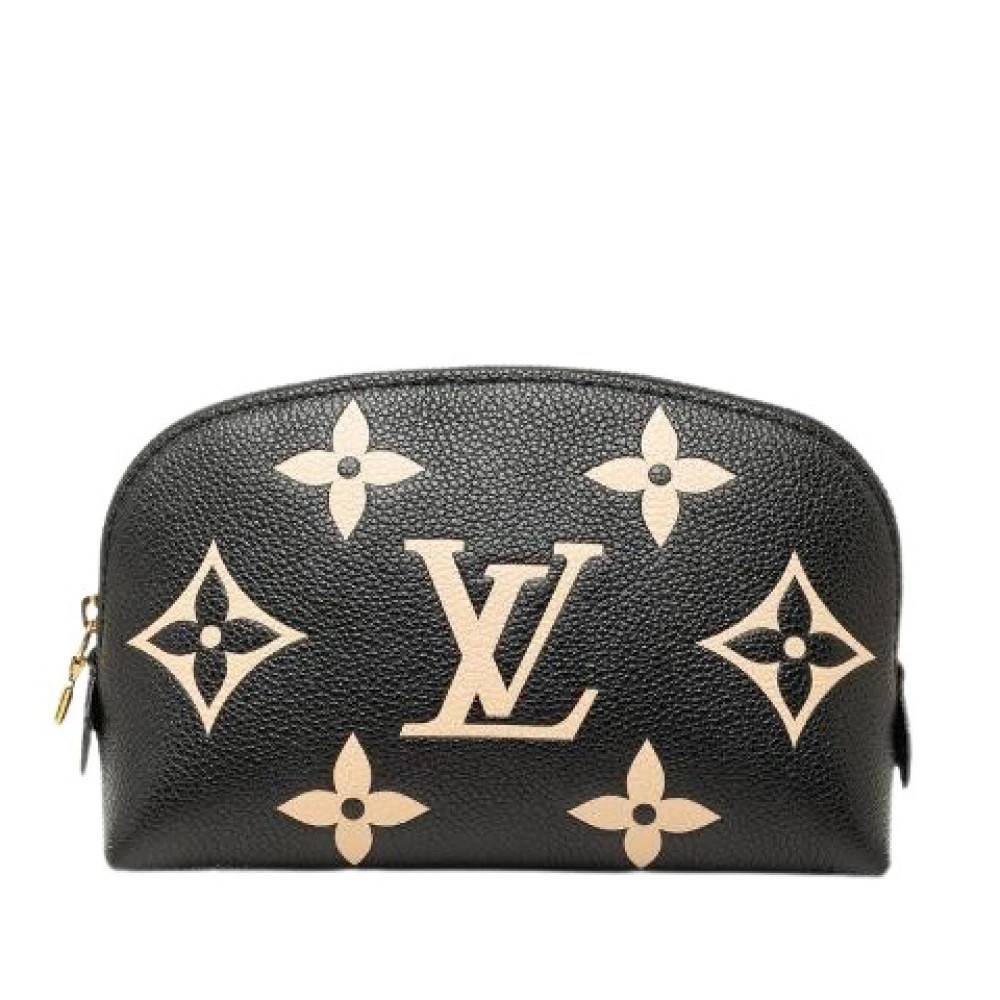 Louis Vuitton Vintage Pre-owned Monogram Empreinte Cosmetic Pouch - Vintage - Dame - Sort - ONE SIZE - Læder