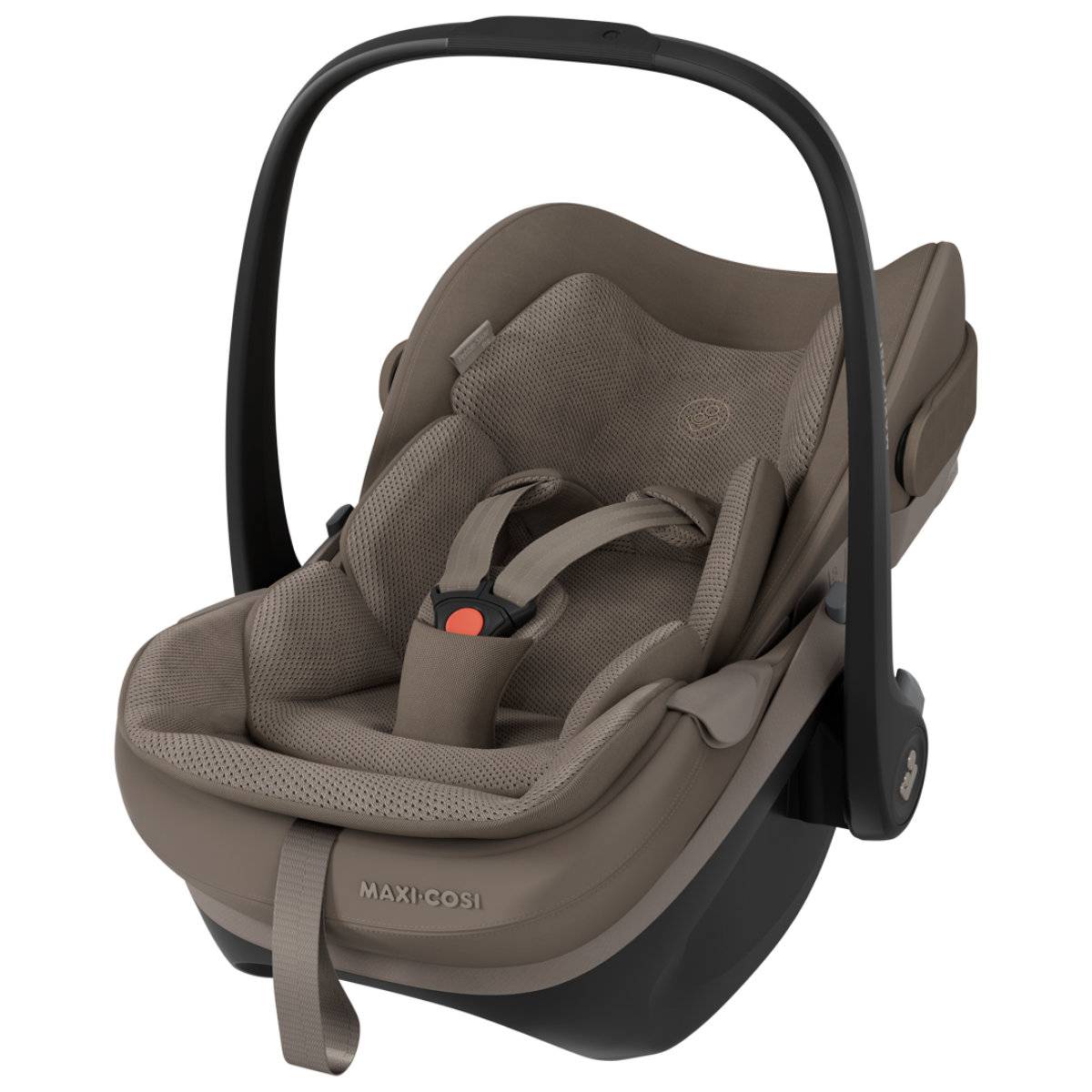 Maxi Cosi Slide Pro Bundle, Pearl - Pebble - FamilyFix - Oak Truffle