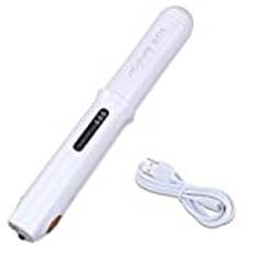 BODYA 2-i-1 trådlös hårlockare USB-laddningsbar trådlös plattång keramik skena 3 temperatur LCD-skärm