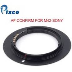 Pixco för m42- sony af confirm adapter kostym för m42 skruvfäste objektiv till sony alpha minolta ma kamera svart