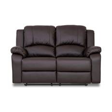 Norbo Reclinersoffa 2-sits Konstläder - Brun Biosoffa & reclinersoffa