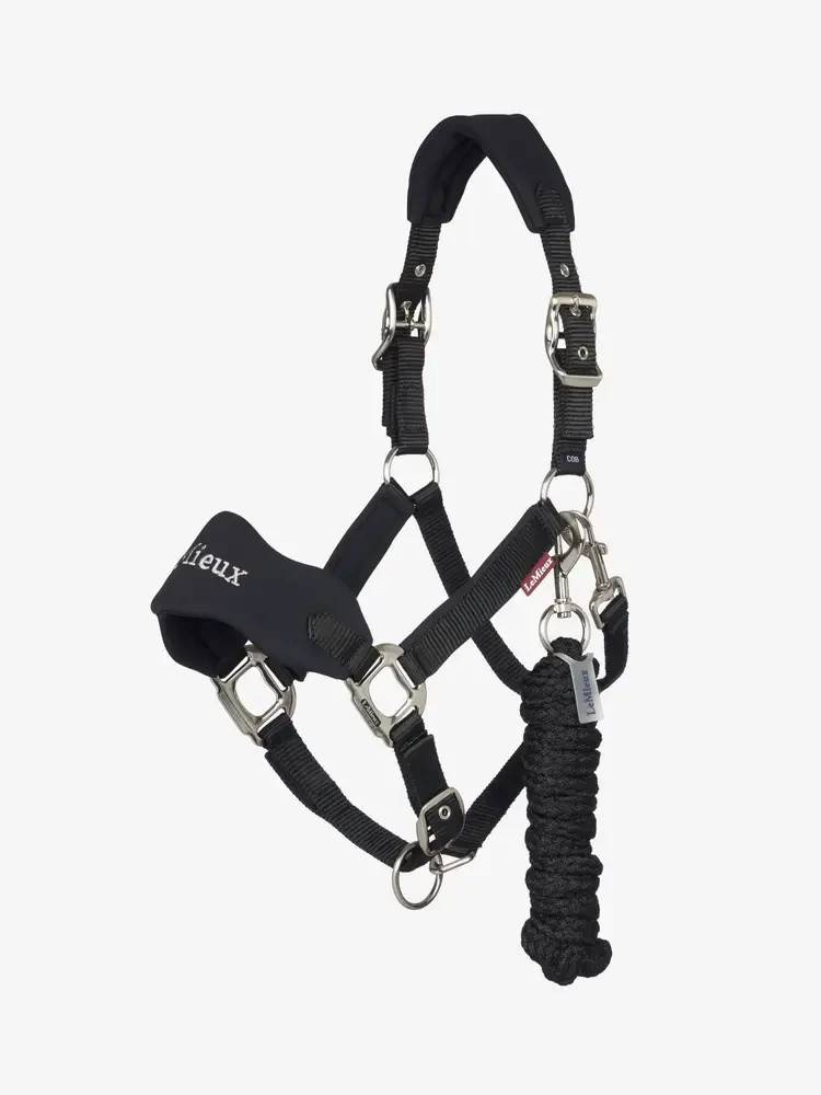 LeMieux Breakaway Vogue grime med tov - Sort - Full