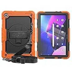 Fodral för Lenovo Tab M10 3:e generationen 25,7 cm TB328FU/TB328XU (2022), heltäckande fodral, robust, stötsäkert TPU-fodral, skyddsfodral med skärmskydd