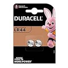 LR 44/AG 13/V 13 GA Duracell 2BL; knappcell alkaliskt – 2 st. Blister; Duracell – AG13, LR44, LR1154, V13GA, 4276